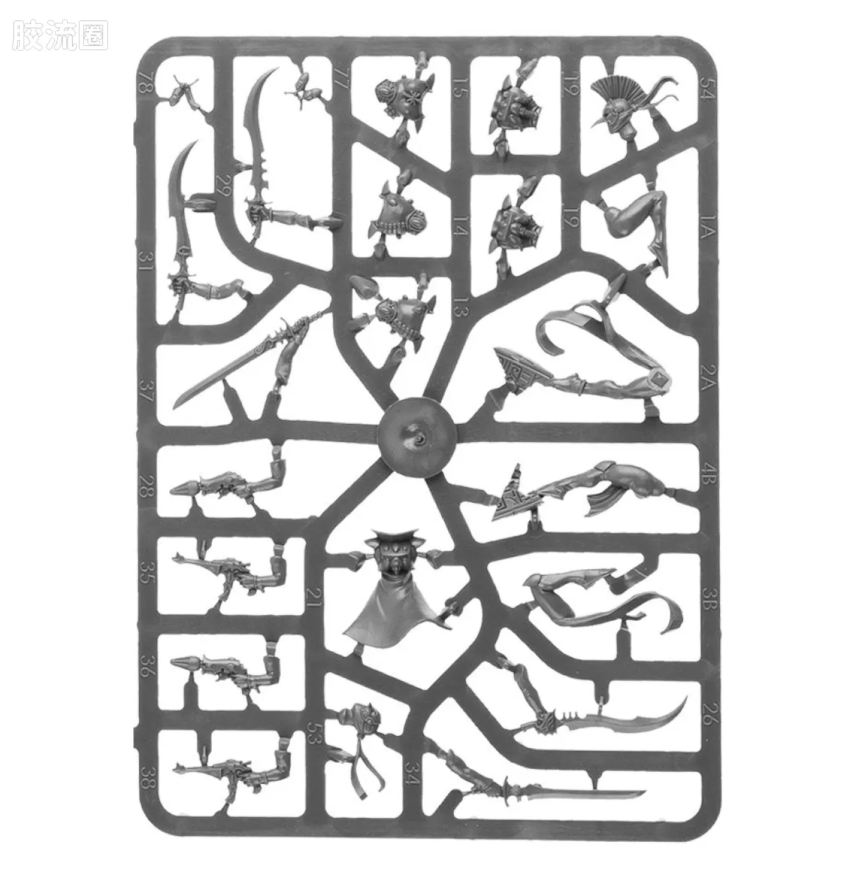 战锤40K Harlequin 丑角 7版 剧团 - 图片