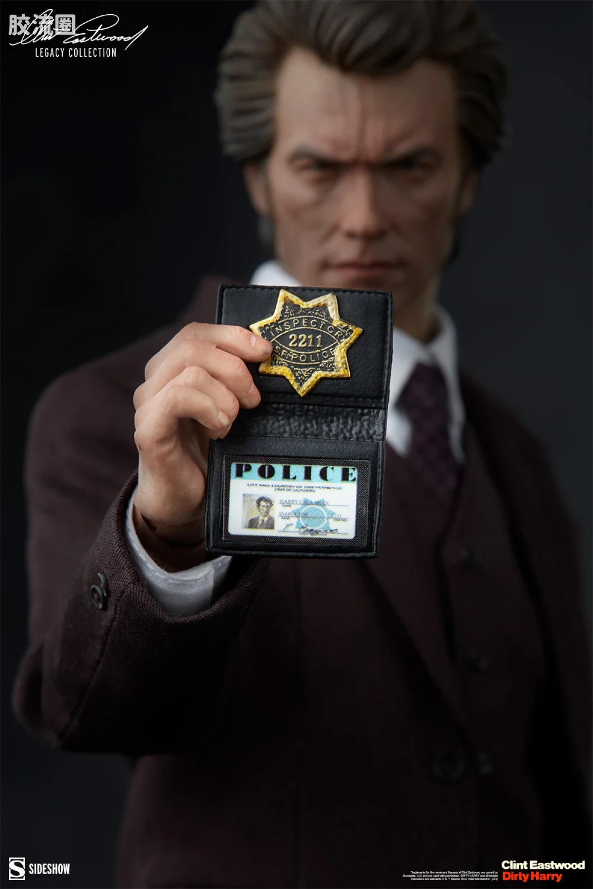 sideshow1比6可动人偶系列 克林特·伊斯特伍德 : 遗产收藏系列 肮脏的哈里 哈利·卡拉汉 - 图片