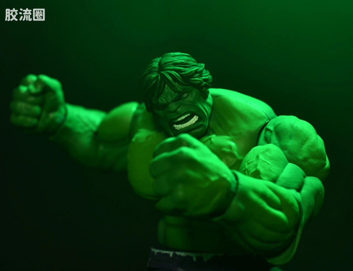Marvel Legends/漫威传奇 可动人偶系列 Toy Biz 致敬版 绿巨人 第1代 - 图片