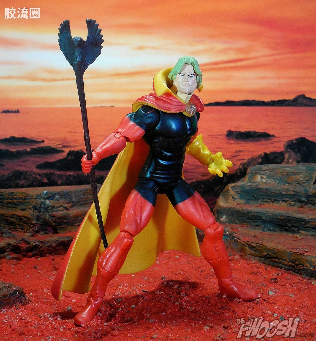 Marvel Legends/漫威传奇 可动人偶系列 孩之宝红浩克 魔士亚当 - 图片