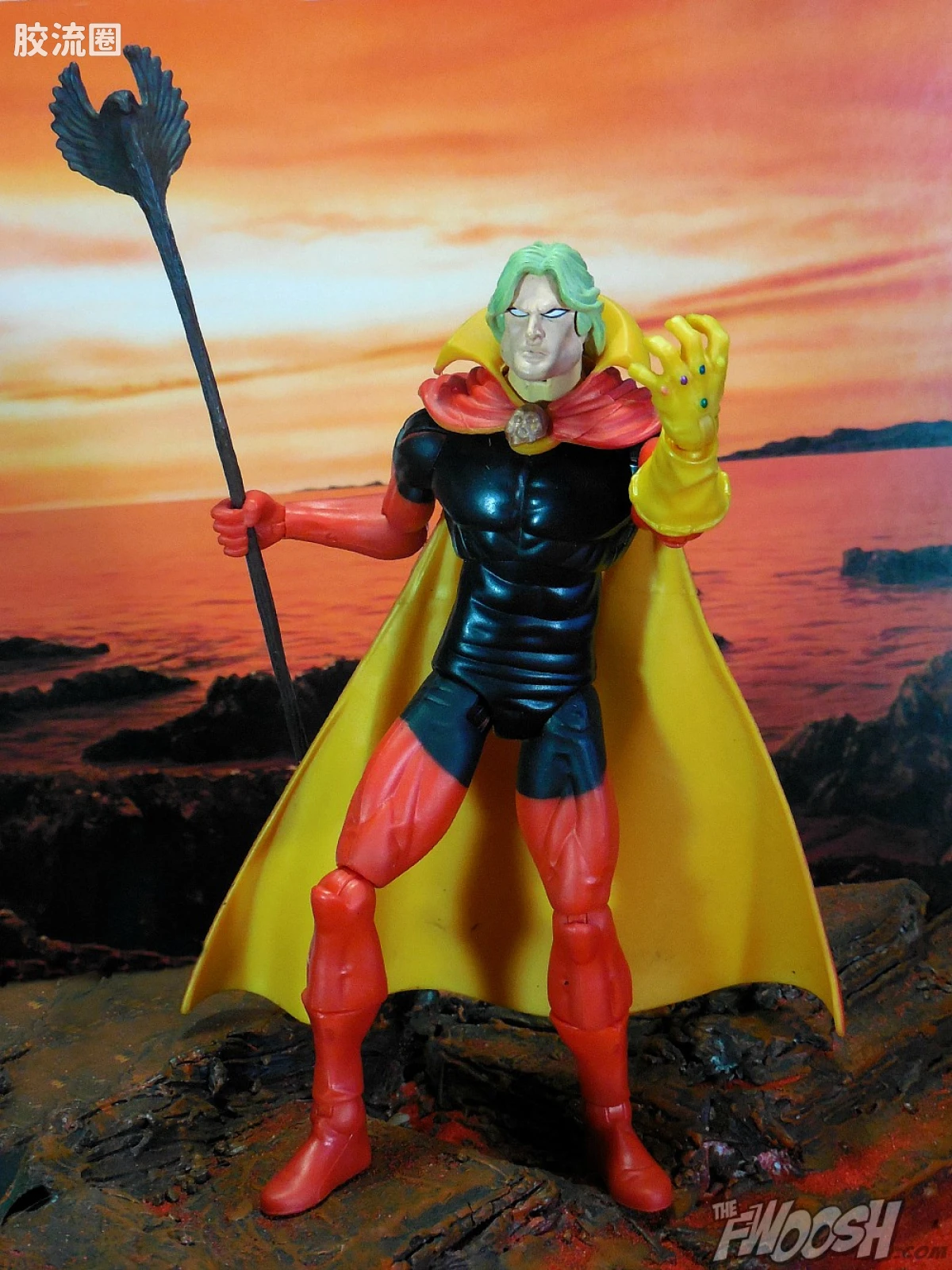 Marvel Legends/漫威传奇 可动人偶系列 孩之宝红浩克 魔士亚当 - 图片