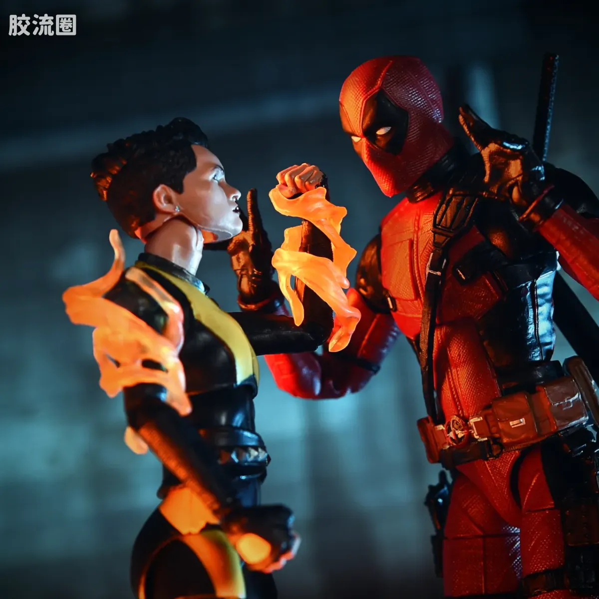Marvel Legends/漫威传奇 可动人偶系列 死侍 电影系列 死侍&黑后 - 图片
