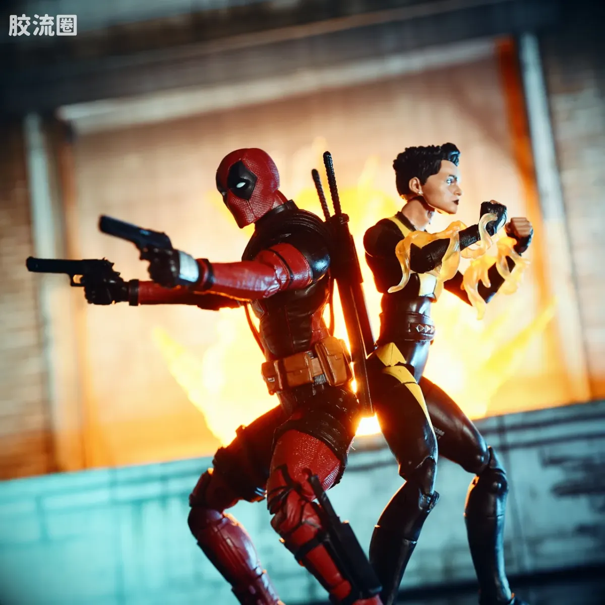 Marvel Legends/漫威传奇 可动人偶系列 死侍 电影系列 死侍&黑后 - 图片