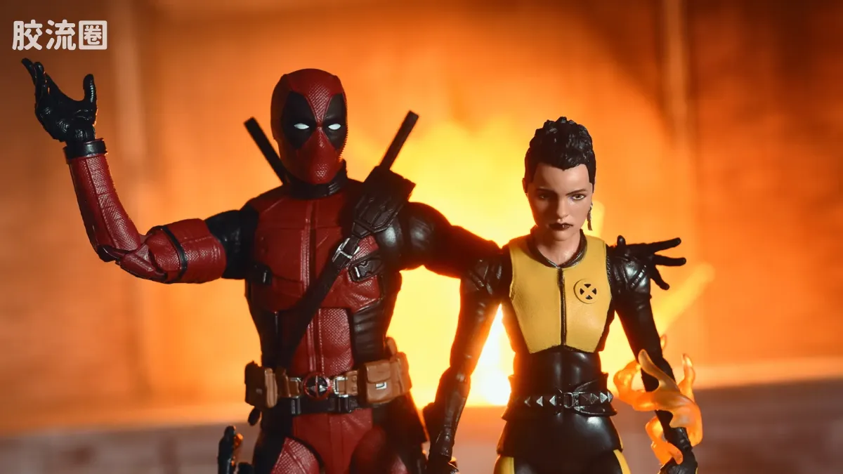 Marvel Legends/漫威传奇 可动人偶系列 死侍 电影系列 死侍&黑后 - 图片