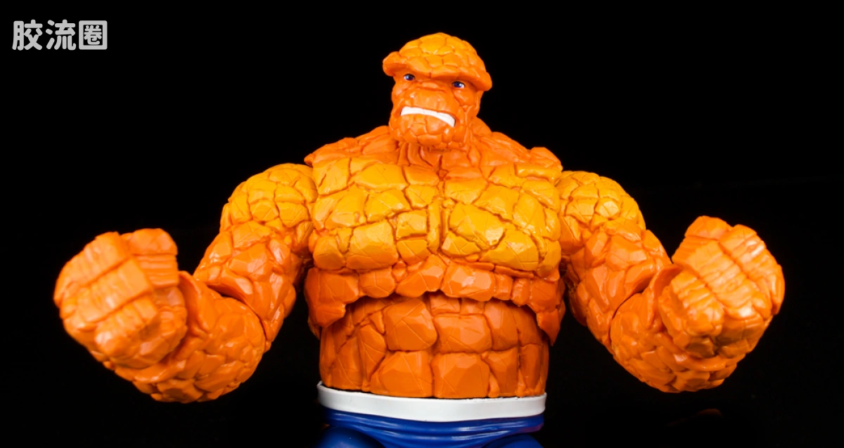 Marvel Legends/漫威传奇 可动人偶系列 神奇四侠 复古挂卡系列 石头人 - 图片