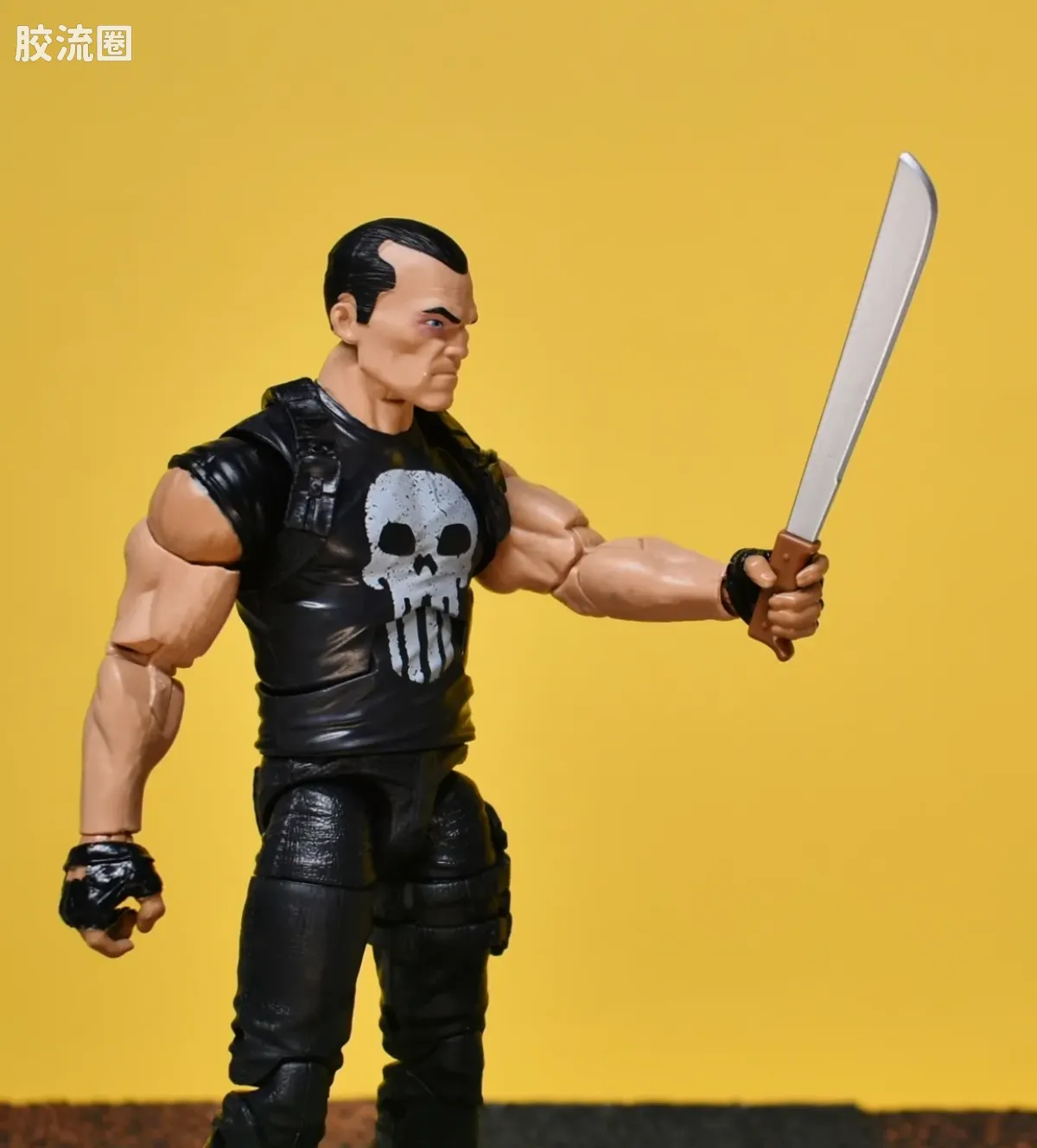Marvel Legends/漫威传奇 可动人偶系列 人与载具 惩罚者与摩托车 - 图片