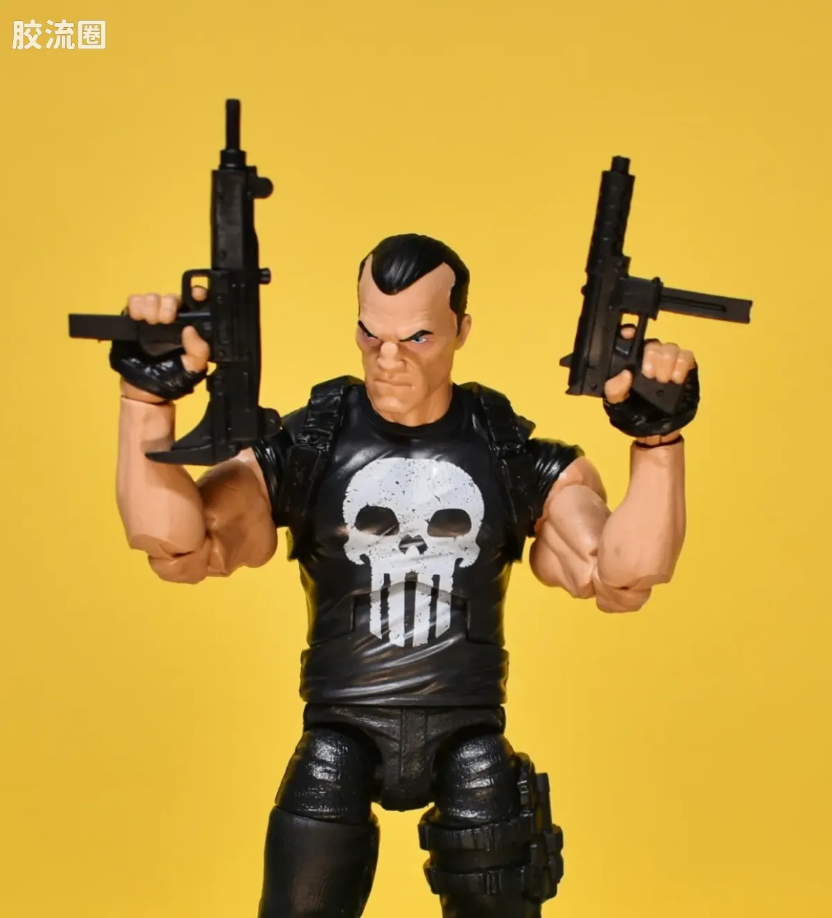 Marvel Legends/漫威传奇 可动人偶系列 人与载具 惩罚者与摩托车 - 图片