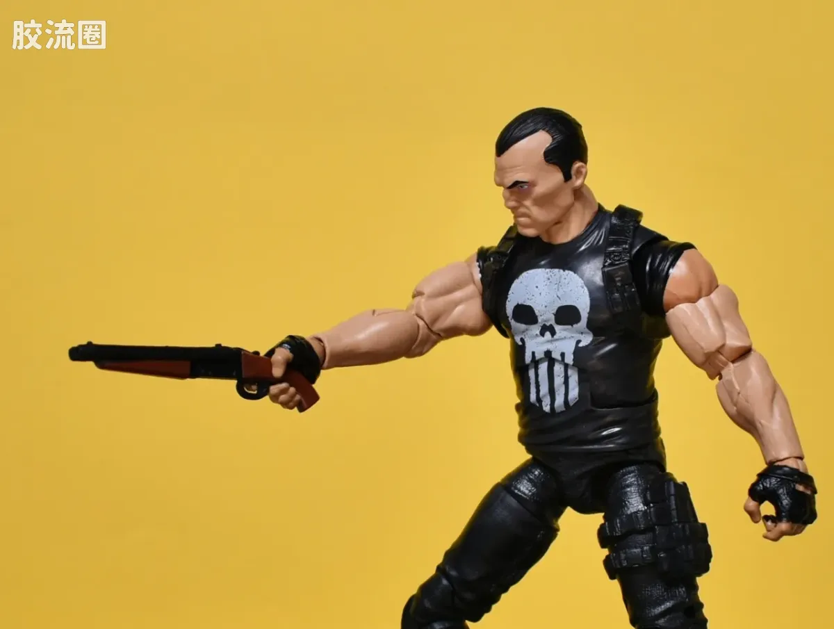 Marvel Legends/漫威传奇 可动人偶系列 人与载具 惩罚者与摩托车 - 图片