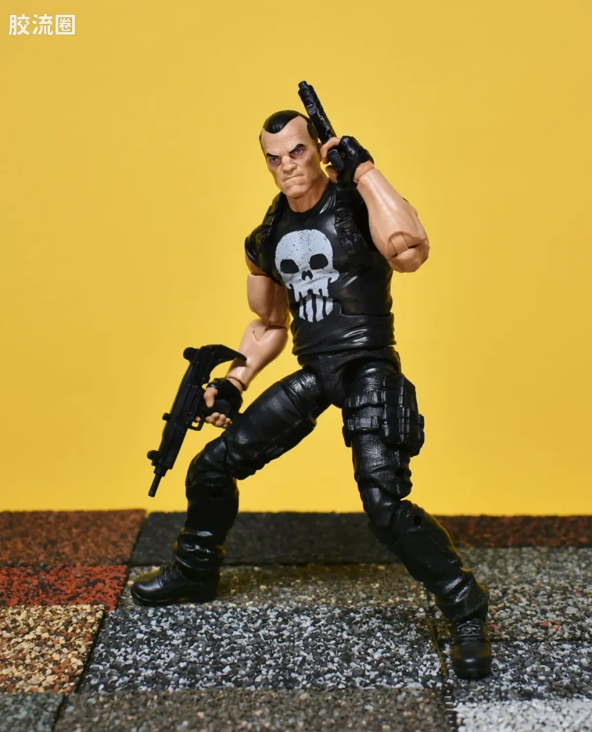 Marvel Legends/漫威传奇 可动人偶系列 人与载具 惩罚者与摩托车 - 图片
