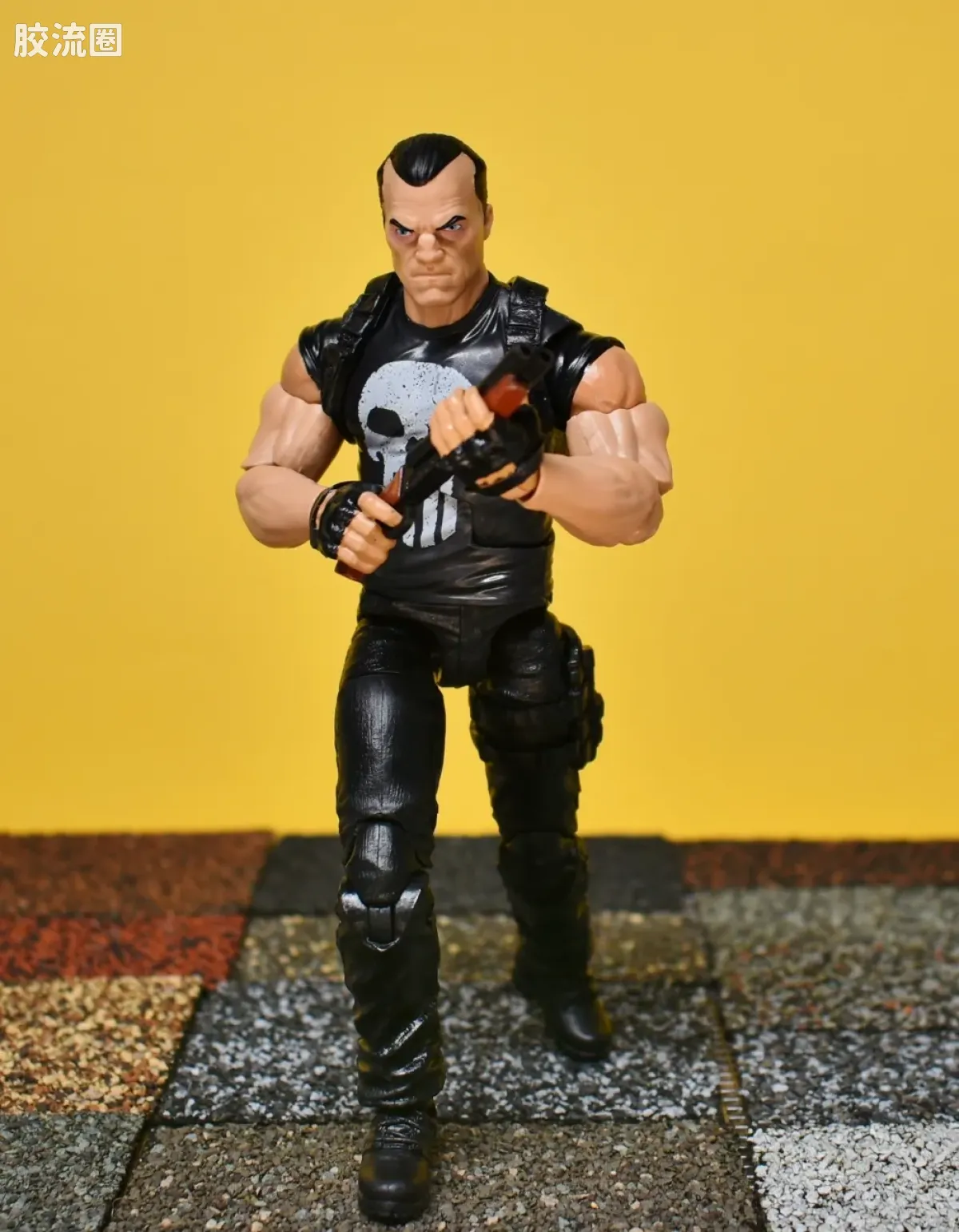 Marvel Legends/漫威传奇 可动人偶系列 人与载具 惩罚者与摩托车 - 图片