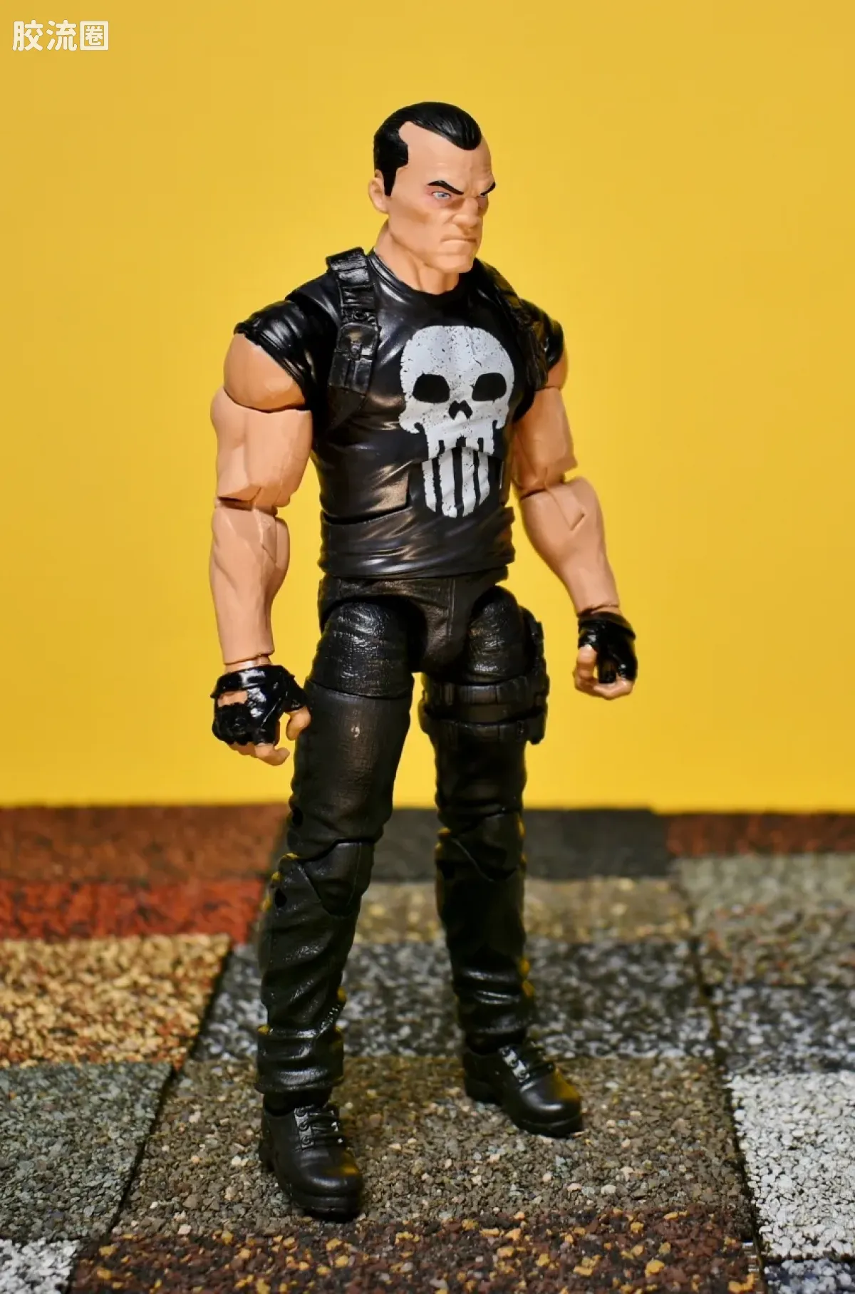 Marvel Legends/漫威传奇 可动人偶系列 人与载具 惩罚者与摩托车 - 图片