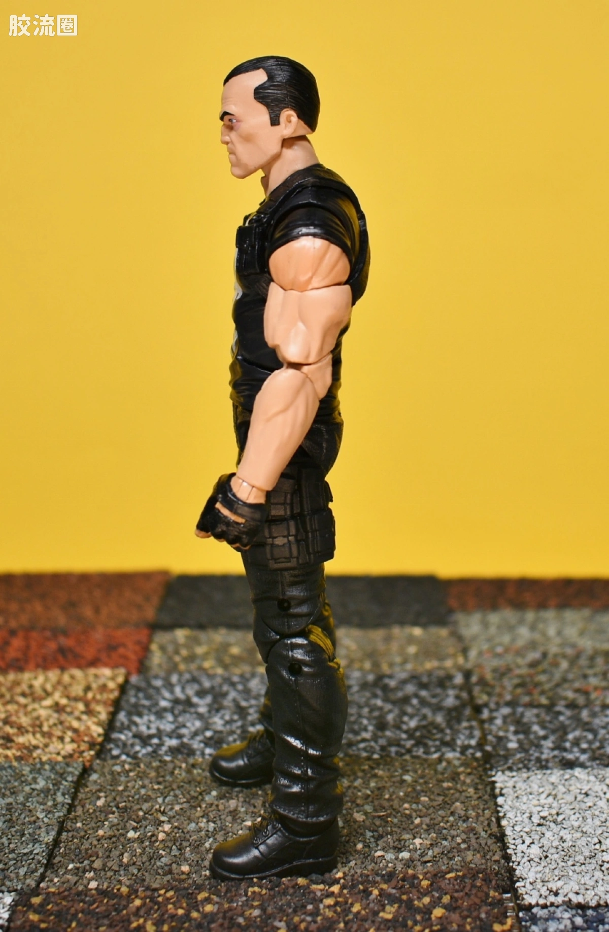 Marvel Legends/漫威传奇 可动人偶系列 人与载具 惩罚者与摩托车 - 图片