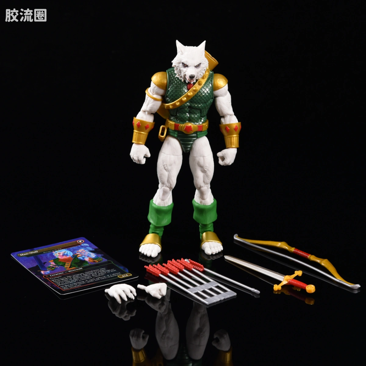 Marvel Legends/漫威传奇 可动人偶系列 万智牌联名 人狼 - 图片