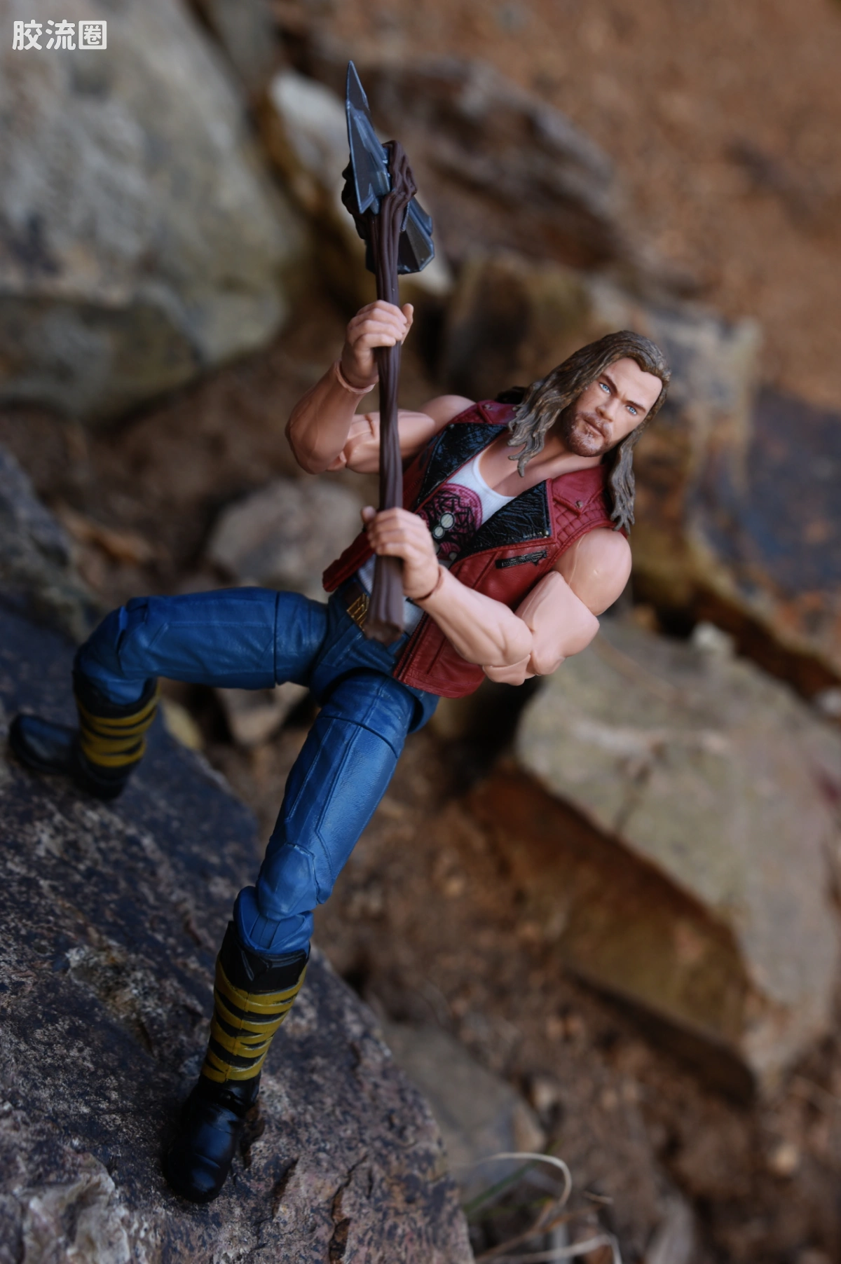 Marvel Legends/漫威传奇 可动人偶系列 电影 雷神4 寇格(维京装备)系列 劫掠者雷神 - 图片