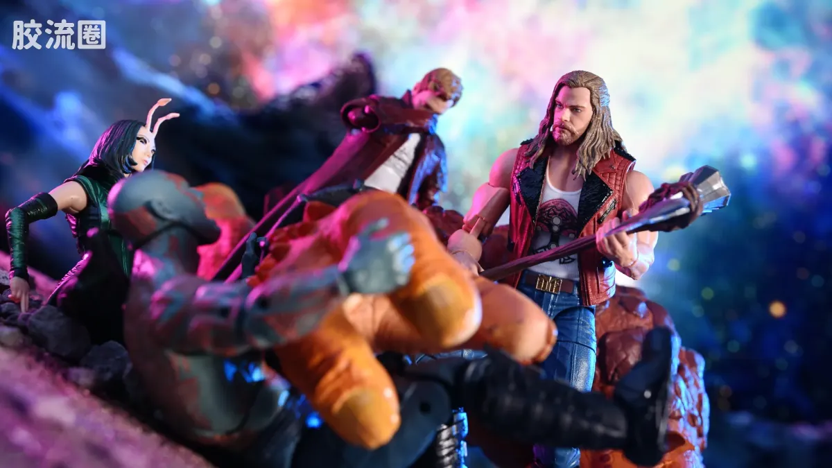 Marvel Legends/漫威传奇 可动人偶系列 电影 雷神4 寇格(维京装备)系列 劫掠者雷神 - 图片