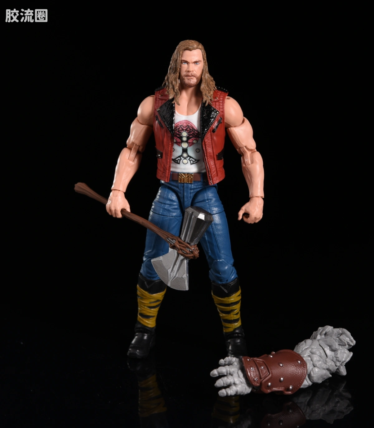 Marvel Legends/漫威传奇 可动人偶系列 电影 雷神4 寇格(维京装备)系列 劫掠者雷神 - 图片