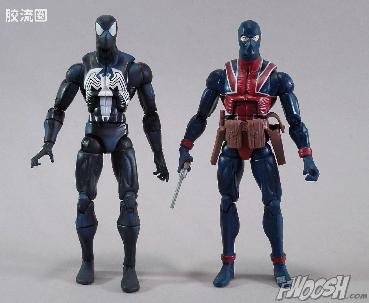 Marvel Legends/漫威传奇 可动人偶系列 孩之宝红浩克 黑蜘蛛侠 - 图片