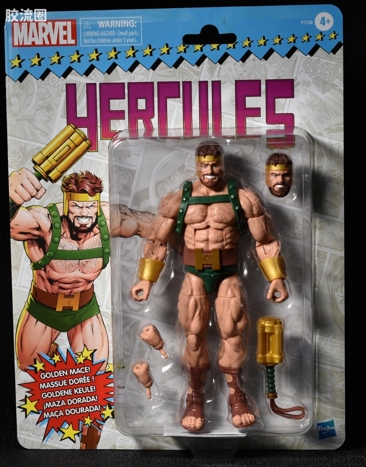 Marvel Legends/漫威传奇 可动人偶系列 6寸复古挂卡系列 赫拉克勒斯 - 图片