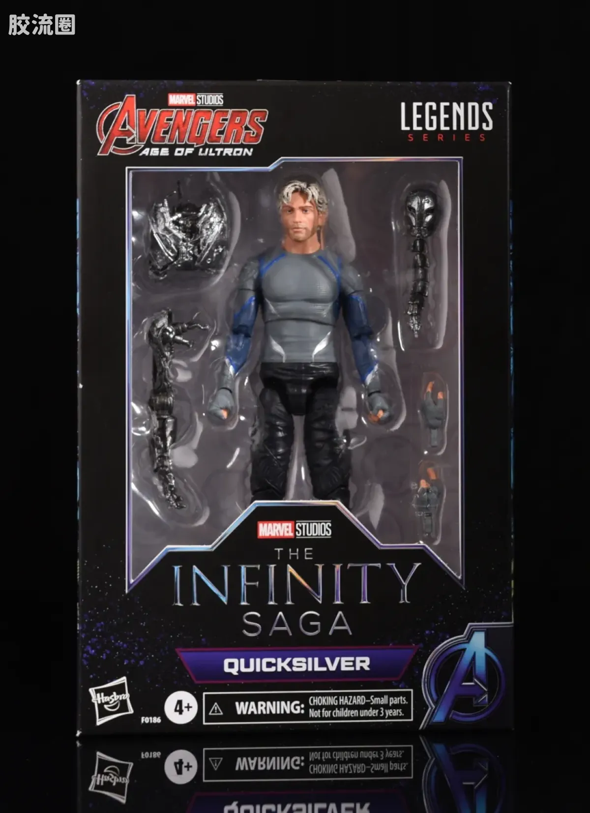 Marvel Legends/漫威传奇 可动人偶系列 漫威:无限传奇系列 电影 复联2 快银 - 图片