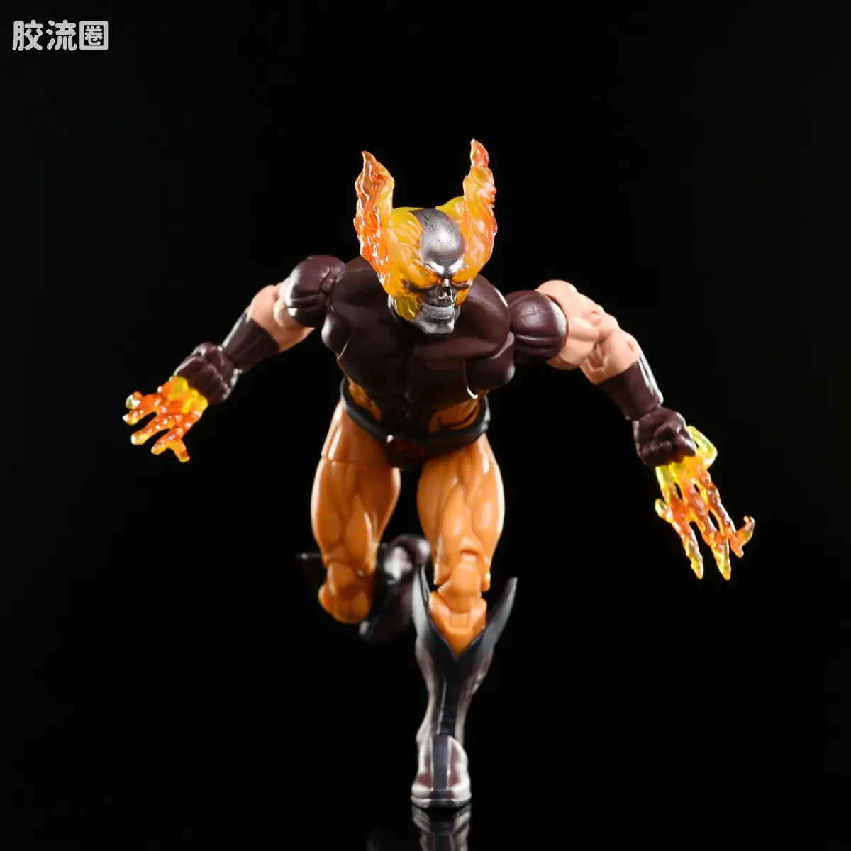 Marvel Legends/漫威传奇 可动人偶系列 黑心套 地狱狼（恶灵金刚狼） - 图片