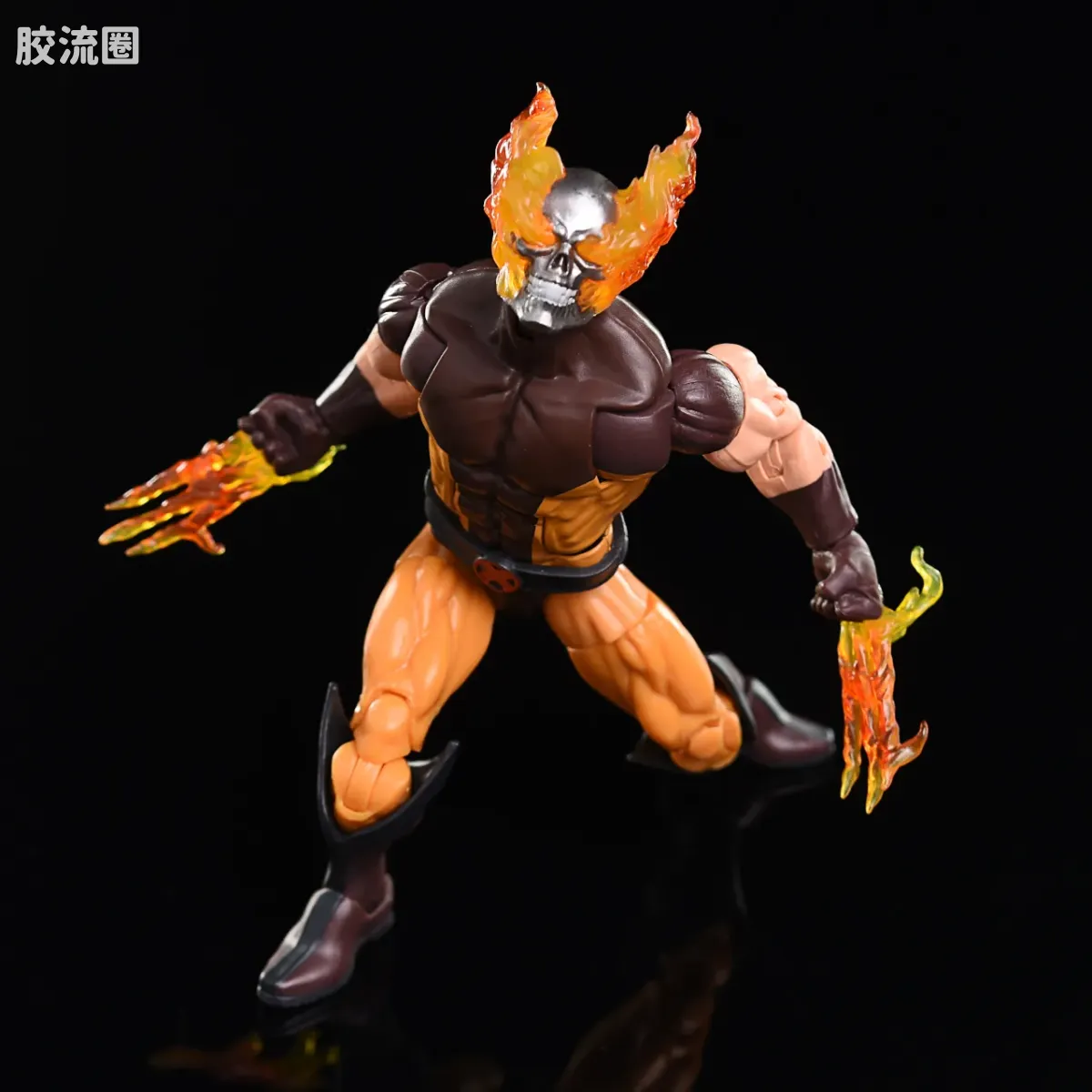 Marvel Legends/漫威传奇 可动人偶系列 黑心套 地狱狼（恶灵金刚狼） - 图片