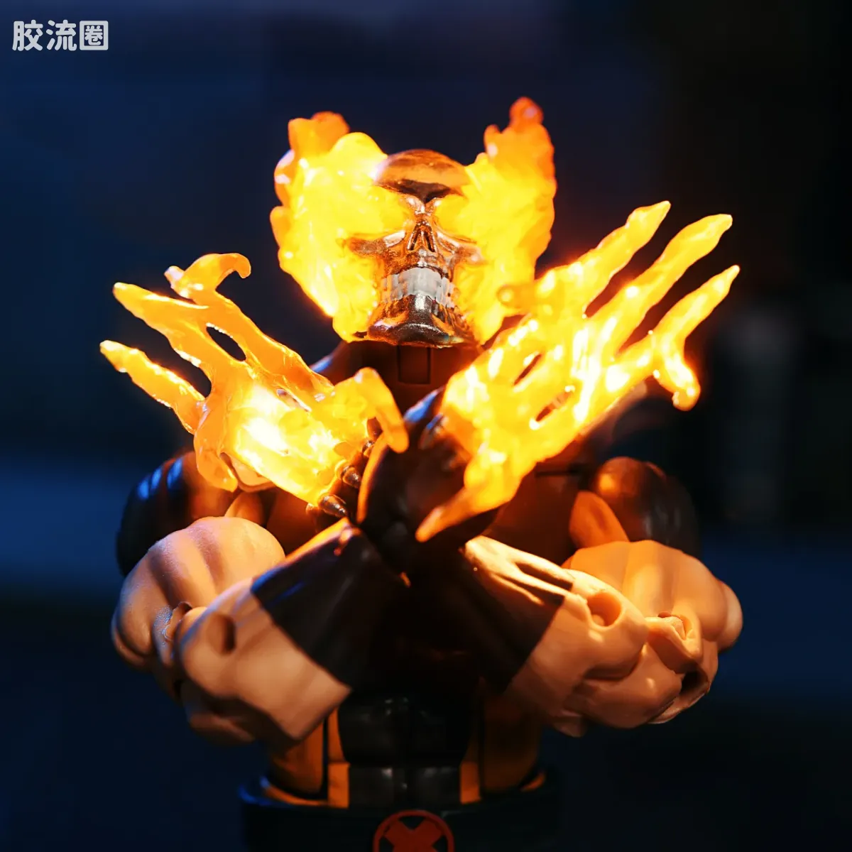 Marvel Legends/漫威传奇 可动人偶系列 黑心套 地狱狼（恶灵金刚狼） - 图片