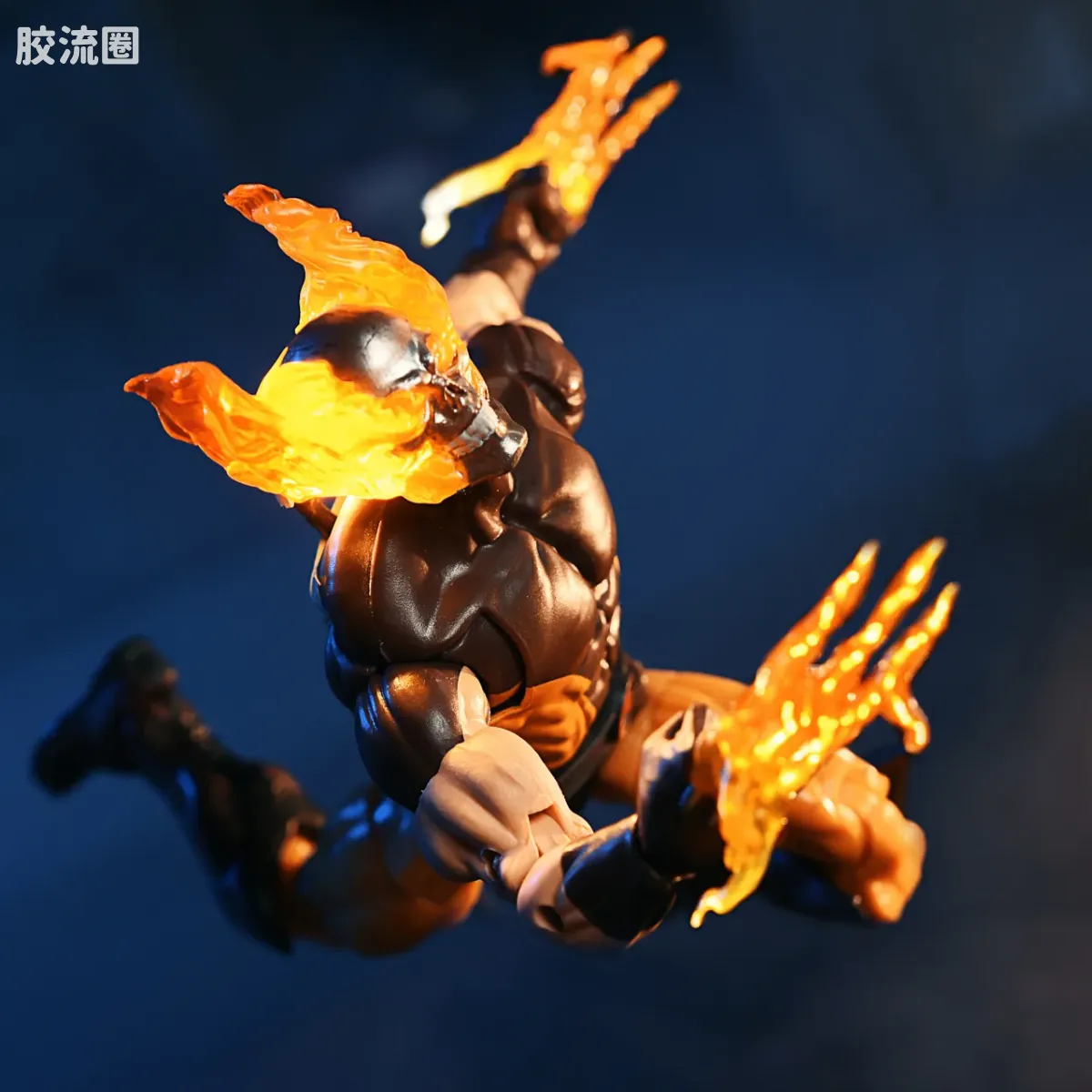 Marvel Legends/漫威传奇 可动人偶系列 黑心套 地狱狼（恶灵金刚狼） - 图片