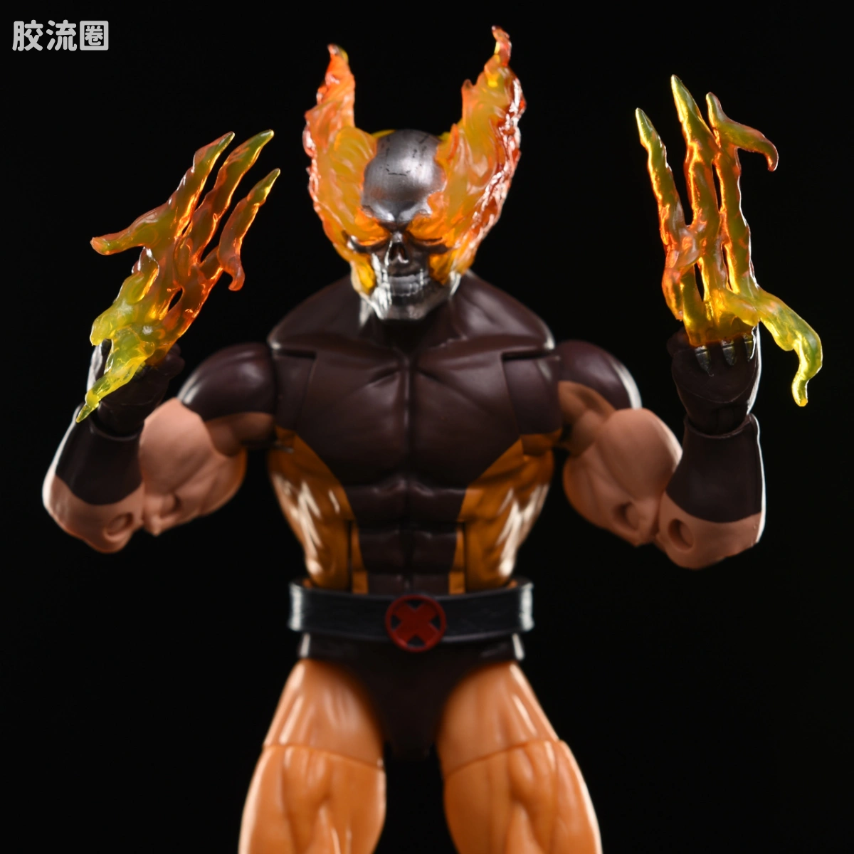 Marvel Legends/漫威传奇 可动人偶系列 黑心套 地狱狼（恶灵金刚狼） - 图片
