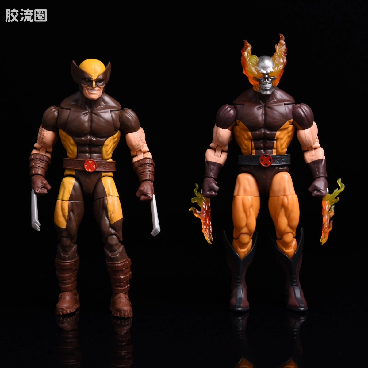 Marvel Legends/漫威传奇 可动人偶系列 黑心套 地狱狼（恶灵金刚狼） - 图片