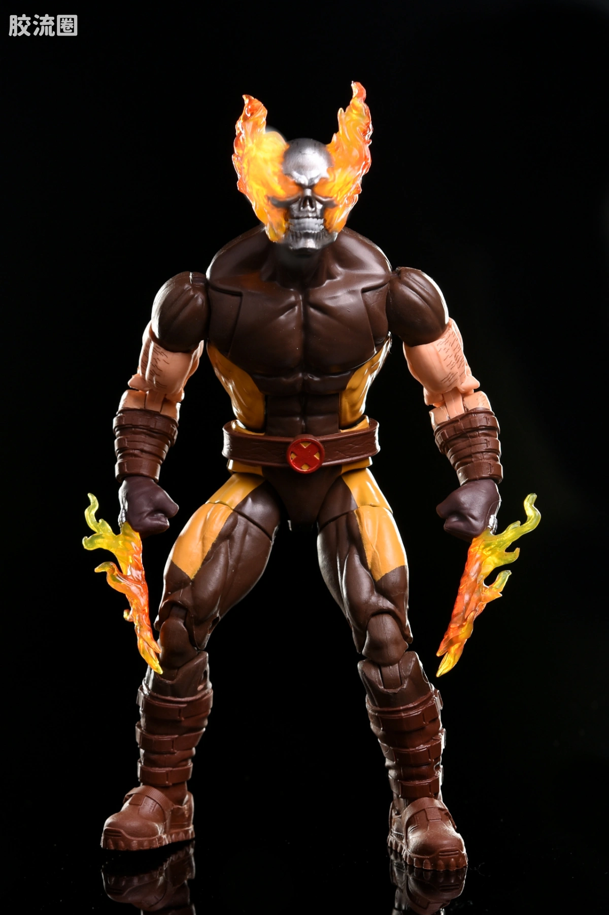 Marvel Legends/漫威传奇 可动人偶系列 黑心套 地狱狼（恶灵金刚狼） - 图片