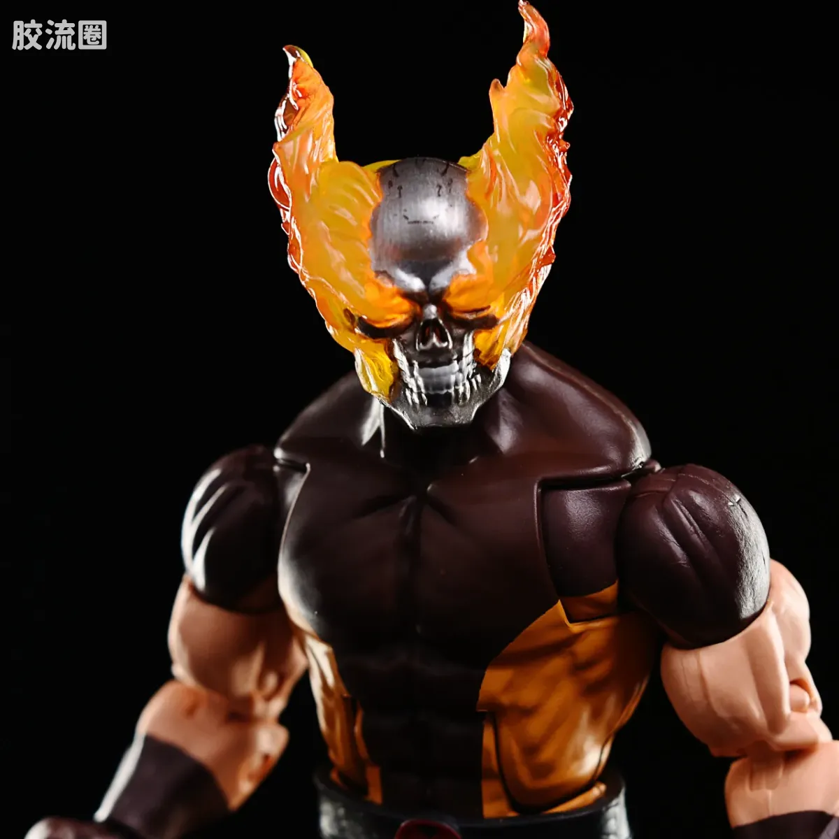 Marvel Legends/漫威传奇 可动人偶系列 黑心套 地狱狼（恶灵金刚狼） - 图片