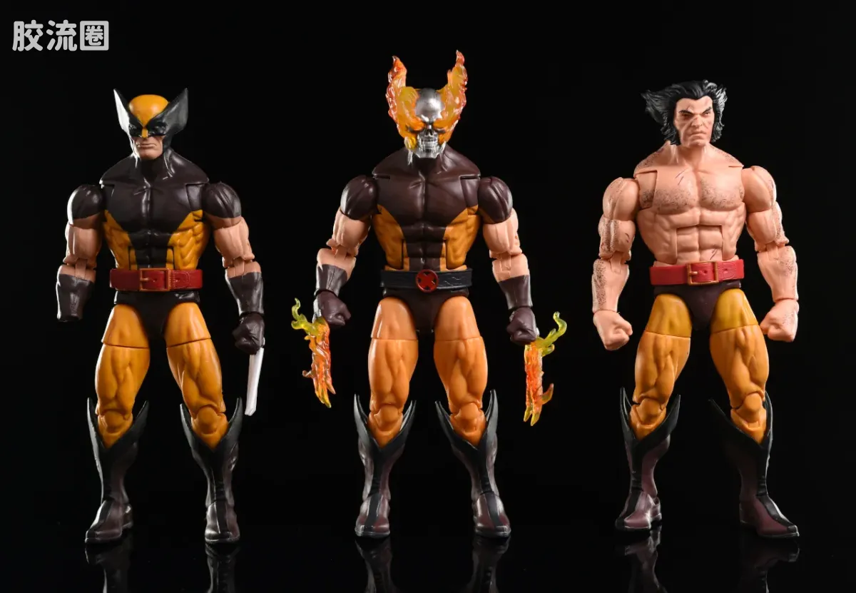 Marvel Legends/漫威传奇 可动人偶系列 黑心套 地狱狼（恶灵金刚狼） - 图片