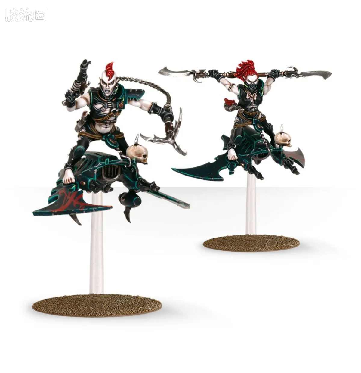 战锤40K Drukhari 黑暗灵族 5版 滑板暴徒 - 图片