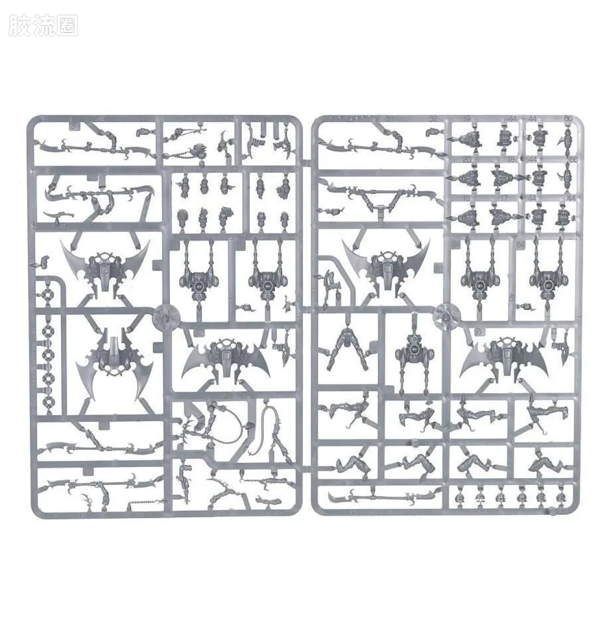 战锤40K Drukhari 黑暗灵族 5版 滑板暴徒 - 图片