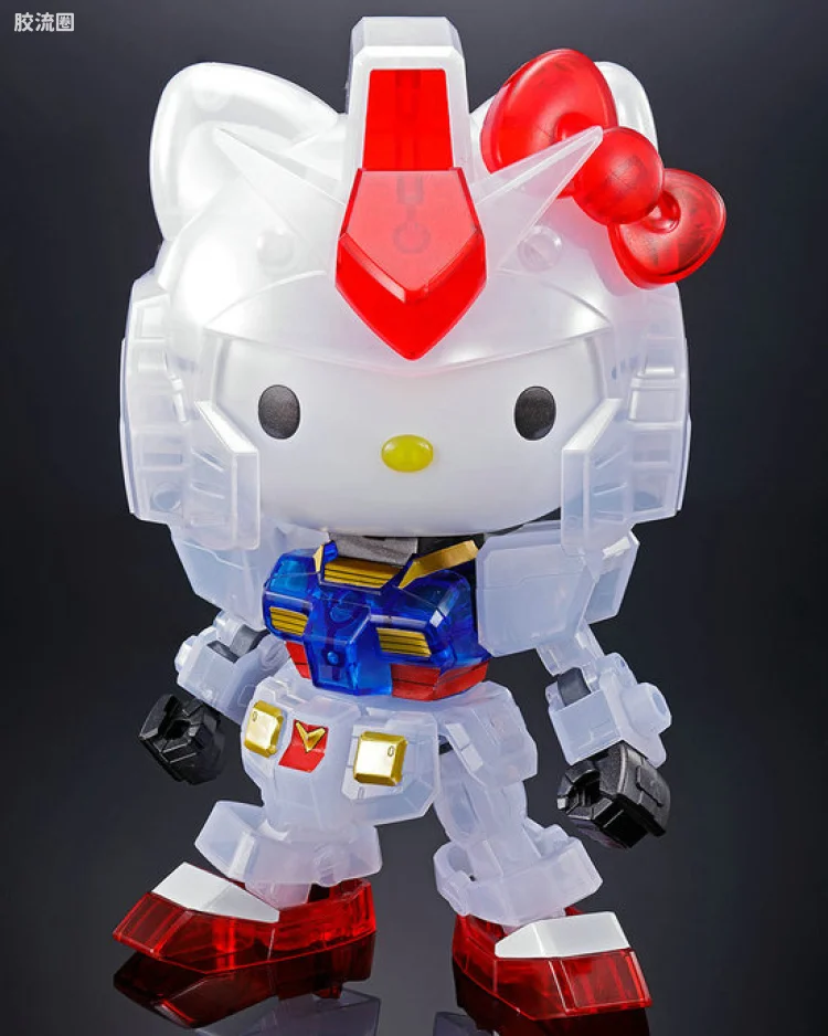 Hello Kitty/RX-78-2 高达 彩色透明Ver.