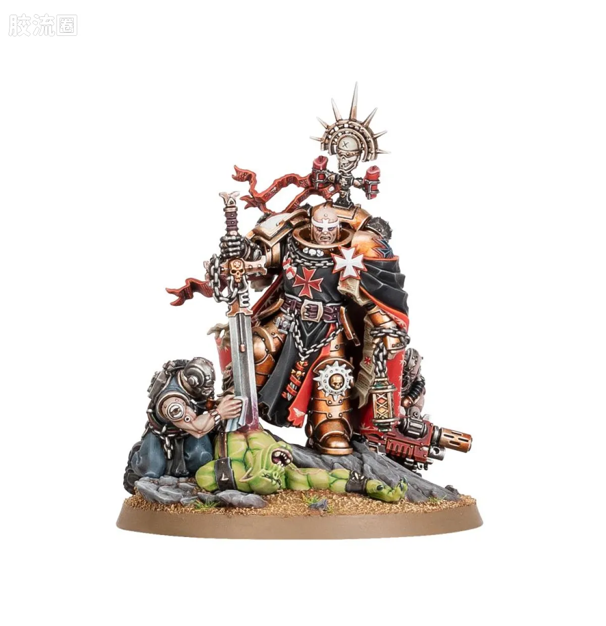 战锤40K Black Templars 黑色圣堂 9版 至高元帅赫尔布雷彻 - 图片