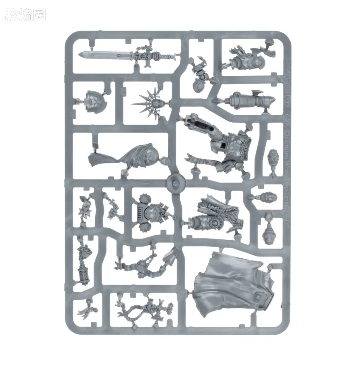 战锤40K Black Templars 黑色圣堂 9版 至高元帅赫尔布雷彻 - 图片