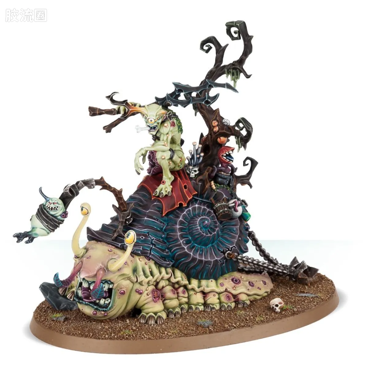 战锤40K Chaos Daemons 混沌恶魔 8版 纳垢 园艺师史莱姆克斯 - 图片