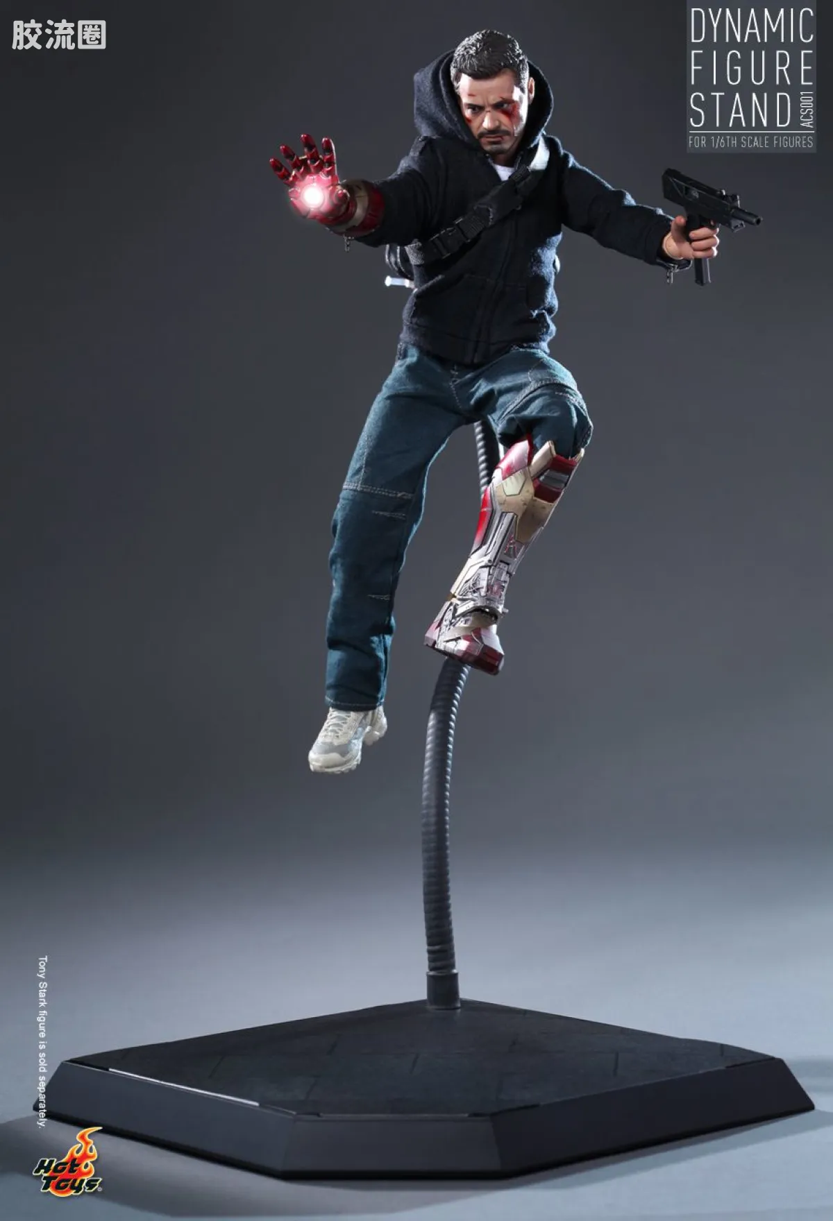 HT 1比6可动人偶 1/6 专用配件包 ACS系列 001 动态姿势展示支架 - 图片
