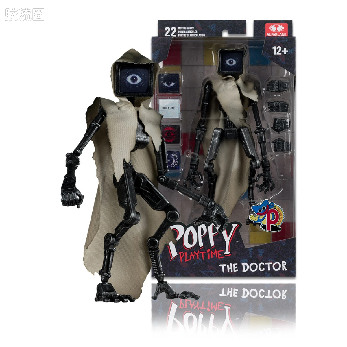麦克法兰游戏与动画系列 波比的游戏时间 Huggy Wuggy / Killy Willy / The Doctor套装 - 图片