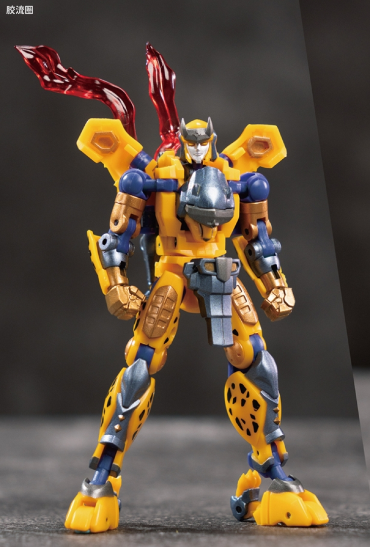 铁工厂变形玩具系列 普通版 IF EX-76【迅雷豹走 雷牙Raiga】