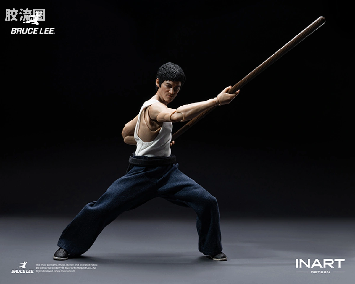 INART ACTION 普通版 INART Action-李小龙（功夫套装）1/12可动人偶 - 图片