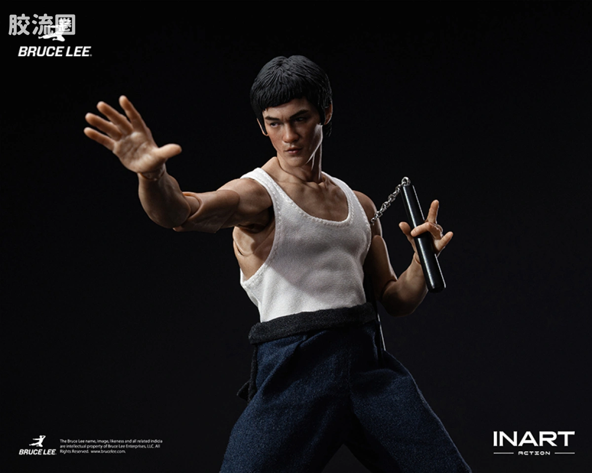 INART ACTION 普通版 INART Action-李小龙（功夫套装）1/12可动人偶 - 图片