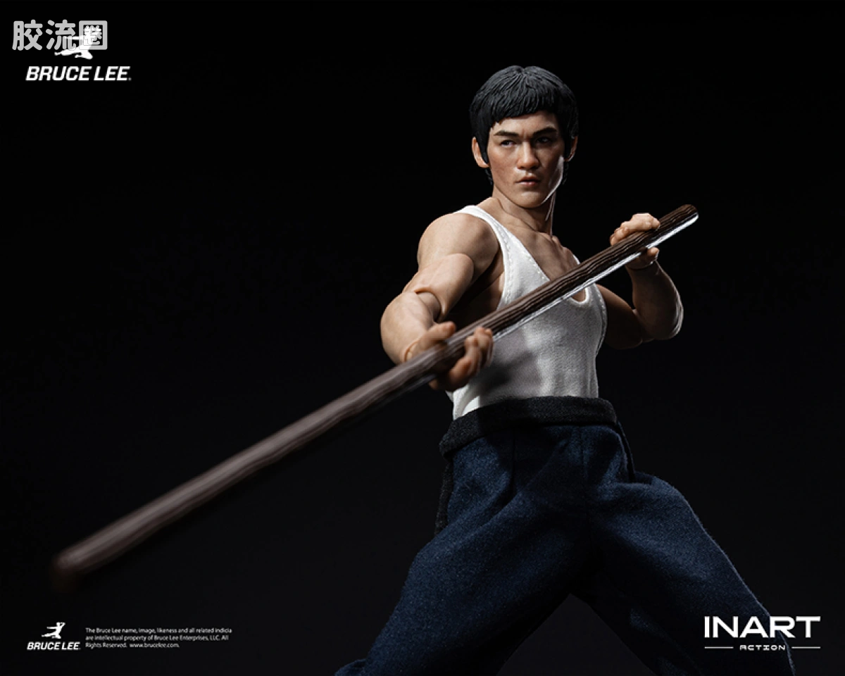 INART ACTION 普通版 INART Action-李小龙（功夫套装）1/12可动人偶 - 图片