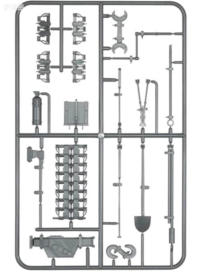 IV号战车 车外装备品 set