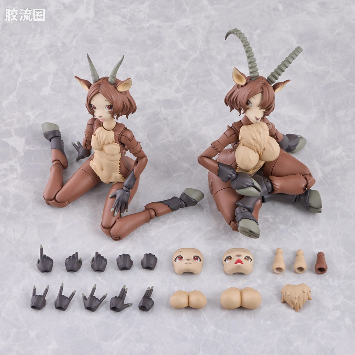 KEMOPLA 兽娘系列 普通版 Ibex & 恶魔配件套装 - 图片
