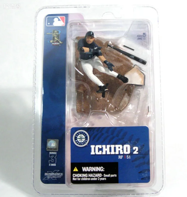 麦克法兰NFL美式足球系列玩具 3寸系列第3代 Ichiro #2