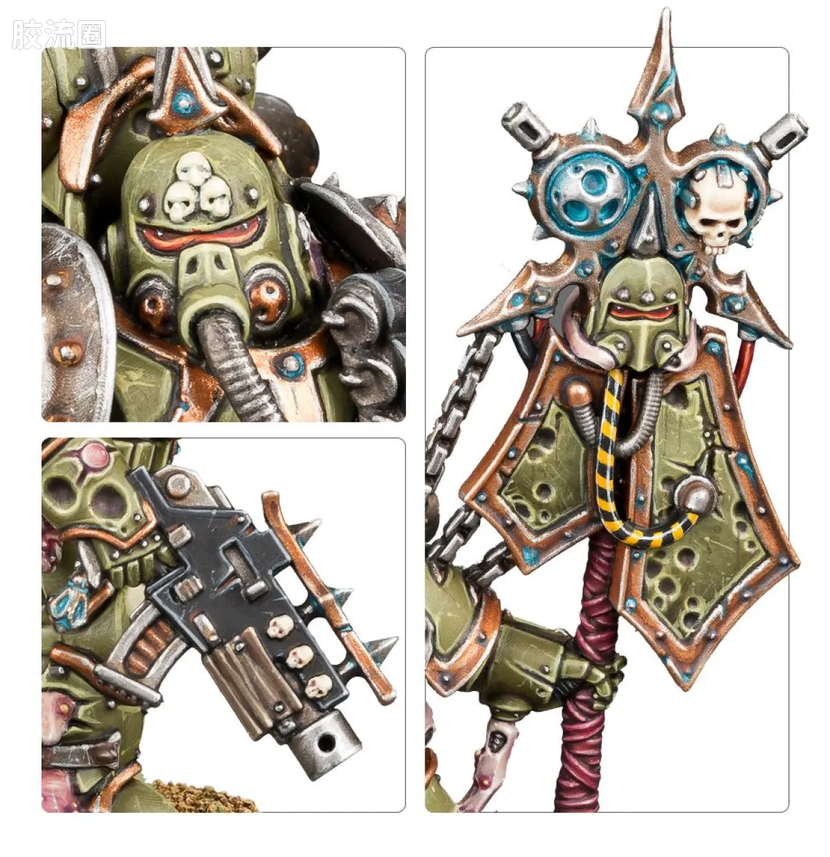 战锤40K Death Guard 死亡守卫 8版 持像者 - 图片