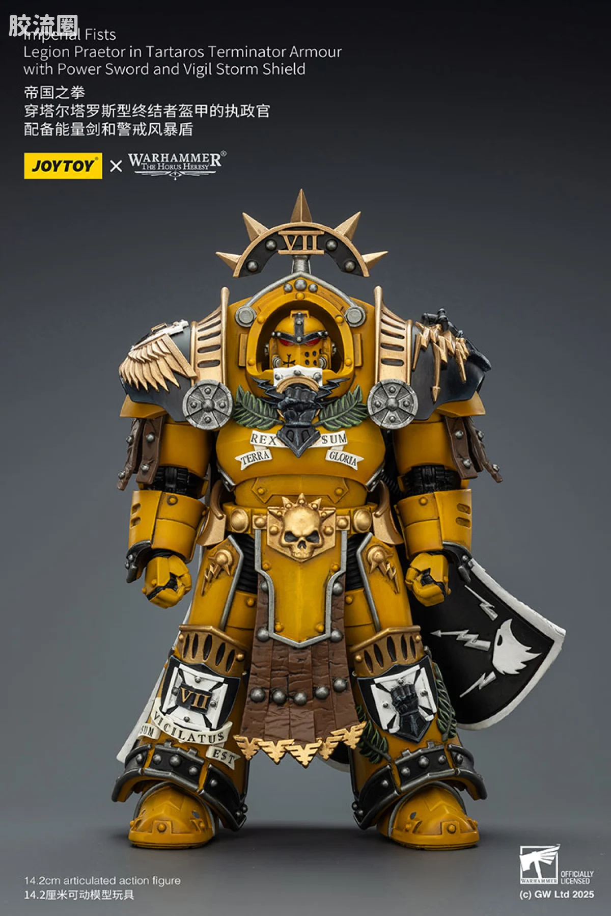 JOYTOY x 战锤40K 帝国之拳/黑色圣堂 HH帝国之拳 塔尔塔罗斯终结者执政官 - 图片