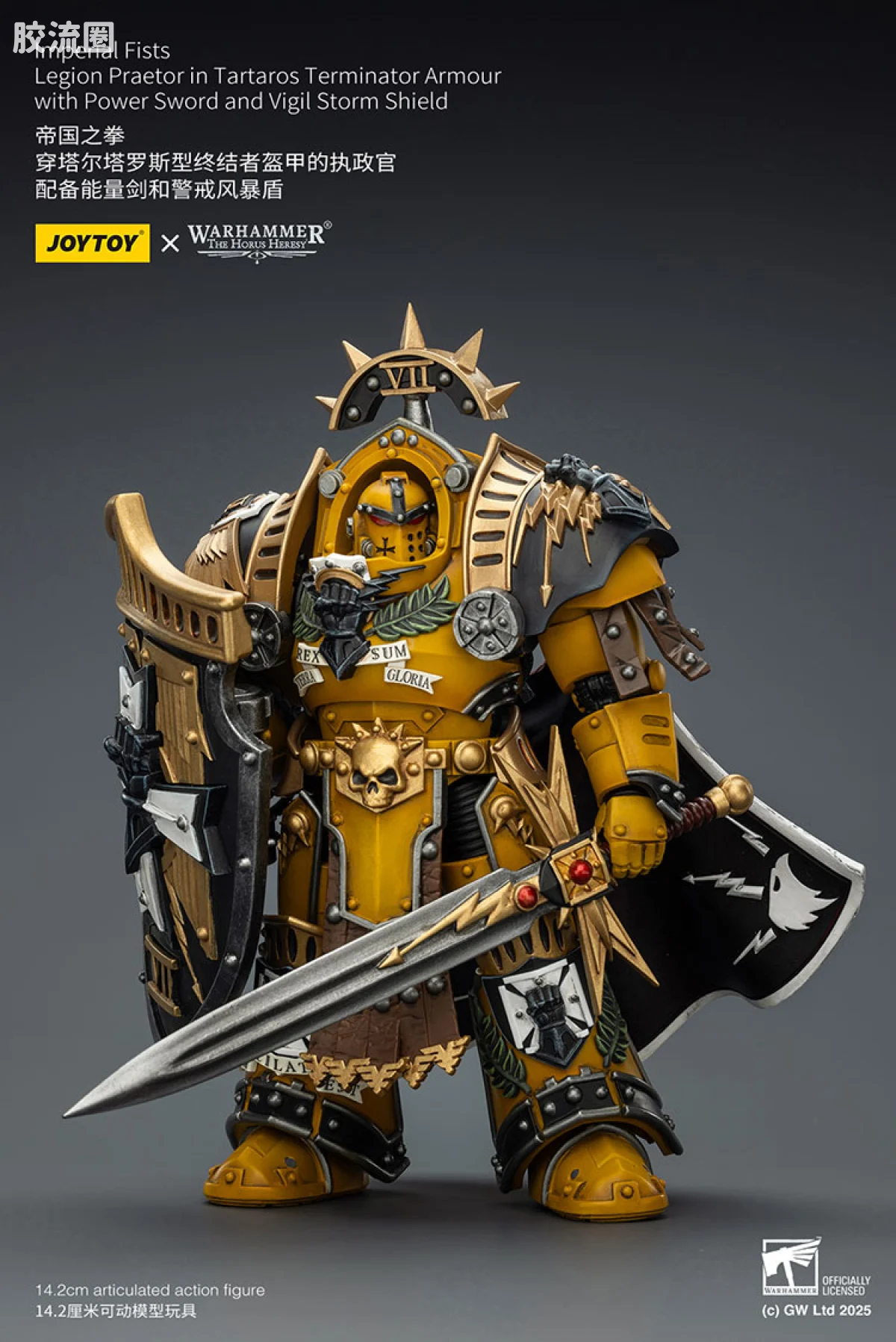 JOYTOY x 战锤40K 帝国之拳/黑色圣堂 HH帝国之拳 塔尔塔罗斯终结者执政官 - 图片